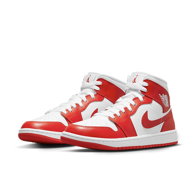 (WMNS) Air Jordan 1 Mid \'Habanero Red\'  BQ6472-116 Epoch-Defining Shoes