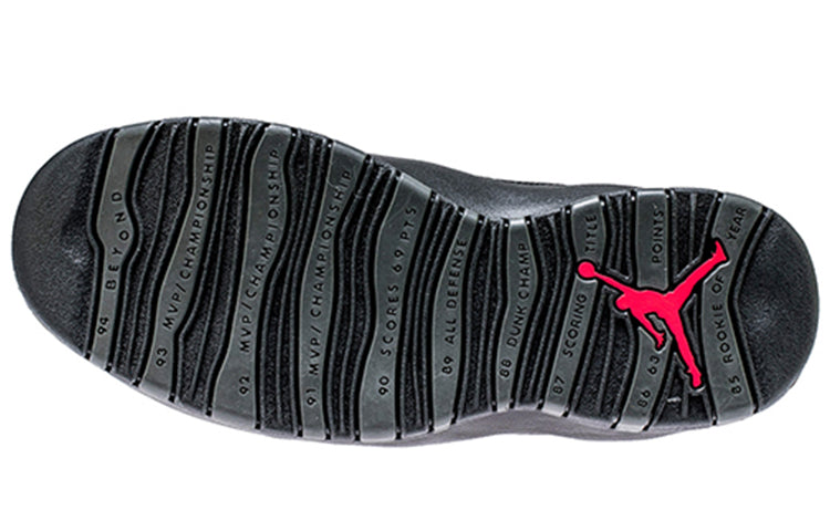 Air Jordan 10 Retro \'Shadow\' 2018  310805-002 Epochal Sneaker