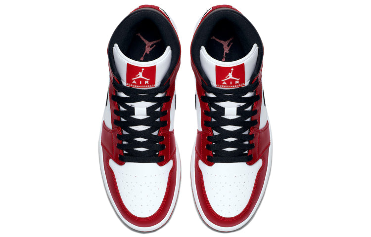 Air Jordan 1 Mid \'Chicago\'  554724-173 Cultural Kicks