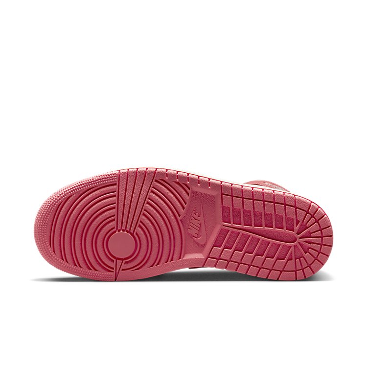 (WMNS) Air Jordan 1 Mid \'Strawberries and Cream\'  BQ6472-186 Classic Sneakers