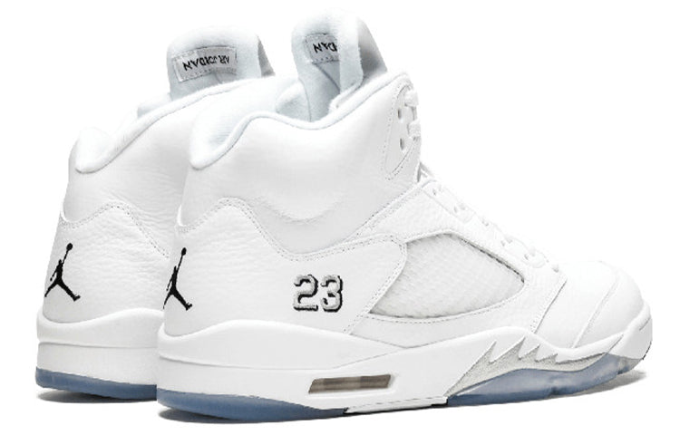 Air Jordan 5 Retro \'Metallic White\' 2015  136027-130 Epoch-Defining Shoes