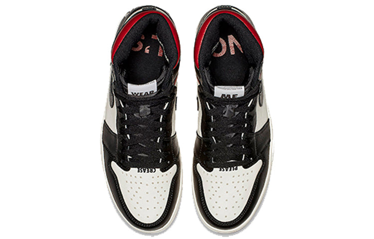 Air Jordan 1 Retro High OG NRG \'Not for Resale Varsity Red\'  861428-106 Iconic Trainers