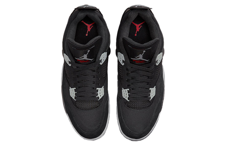 Air Jordan 4 Retro SE \'Black Canvas\'  DH7138-006 Iconic Trainers