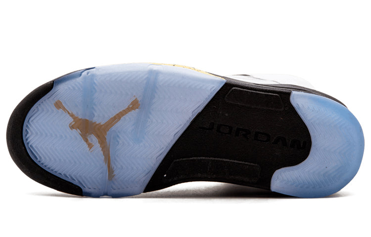 Air Jordan 5 Retro \'Olympic\'  136027-133 Signature Shoe