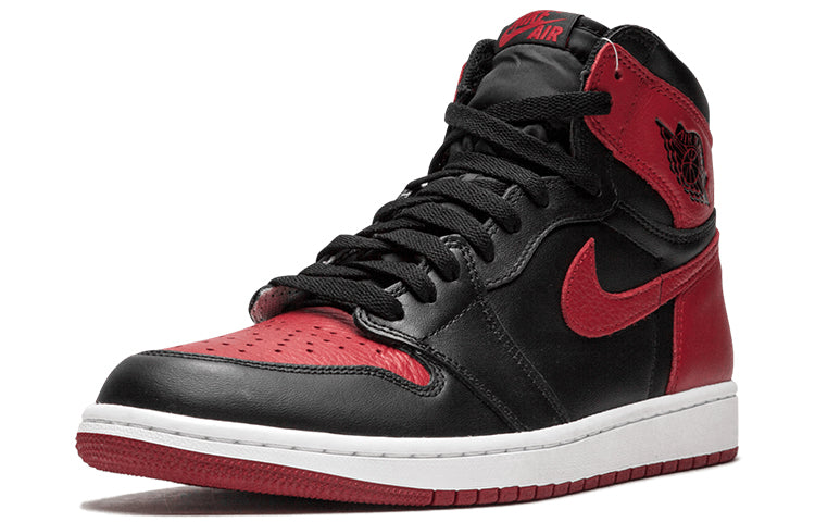 Air Jordan 1 Retro High OG \'Banned\' 2016  555088-001 Signature Shoe