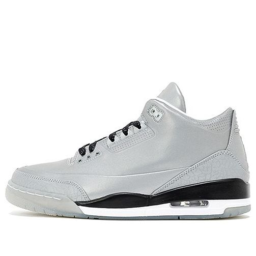 Air Jordan 3 5Lab3 'Reflective Silver' 631603-003 Signature Shoe