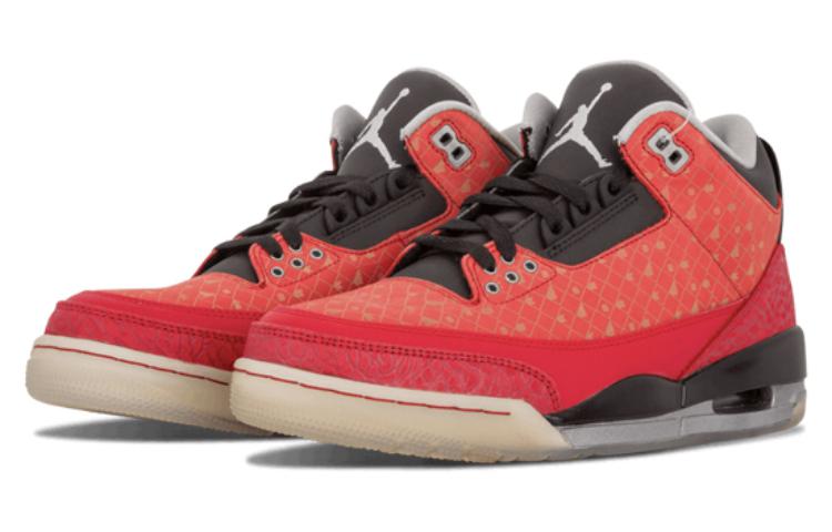Air Jordan 3 Retro Doernbecher (2013) \'Red Goldsilver Black\'  437536-600B Epochal Sneaker