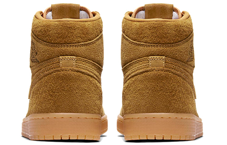 Air Jordan 1 Retro High OG \'Wheat\'  555088-710 Signature Shoe