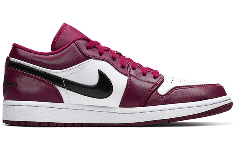 Air Jordan 1 Low \'Noble Red\'  553558-604 Iconic Trainers