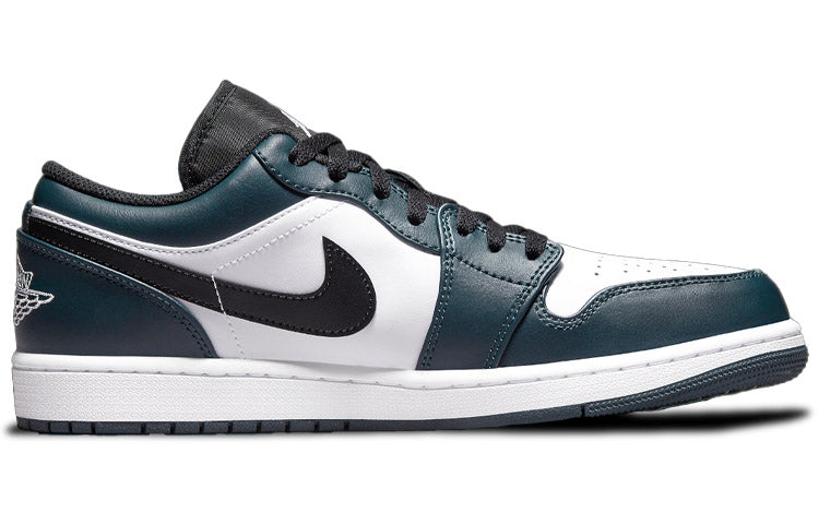 Air Jordan 1 Low \'Dark Teal\'  553558-411 Vintage Sportswear