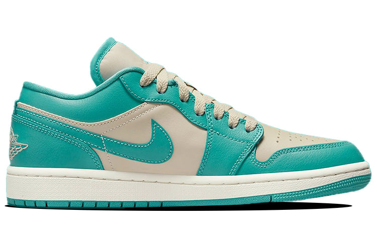 (WMNS) Air Jordan 1 Low \'Tropical Teal Sandy Beige\'  DC0774-131 Epochal Sneaker