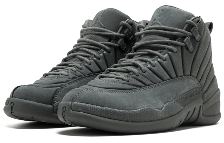 PSNY x Air Jordan 12 Retro \'Dark Grey\'  130690-003 Signature Shoe