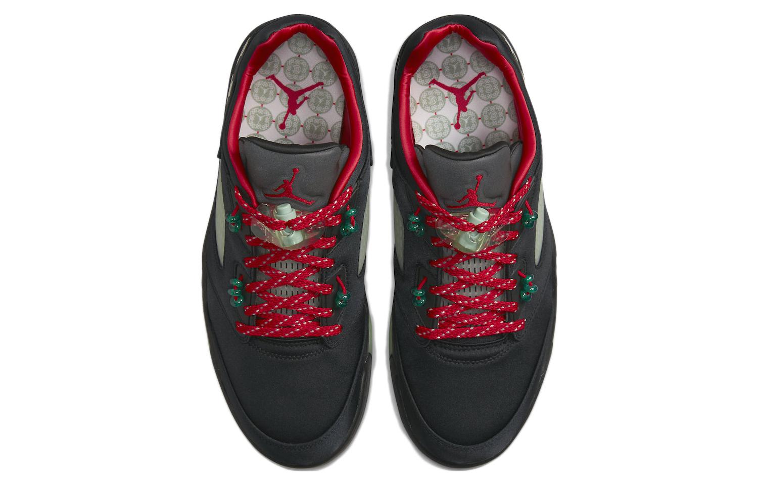 CLOT x Air Jordan 5 Retro Low \'Jade\'  DM4640-036 Classic Sneakers