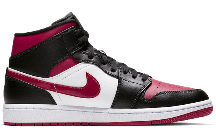 Air Jordan 1 Mid \'Noble Red\'  554724-066 Iconic Trainers
