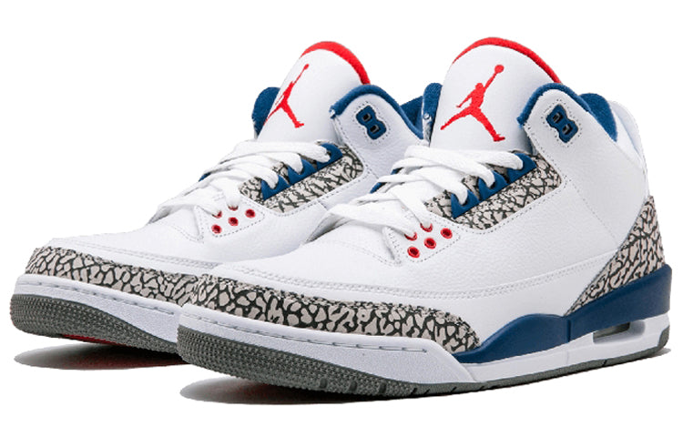 Air Jordan 3 Retro OG \'True Blue\' 2016  854262-106 Epoch-Defining Shoes