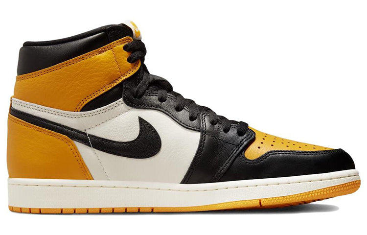 Air Jordan 1 Retro High OG \'Yellow Toe white\'  555088-711 Iconic Trainers