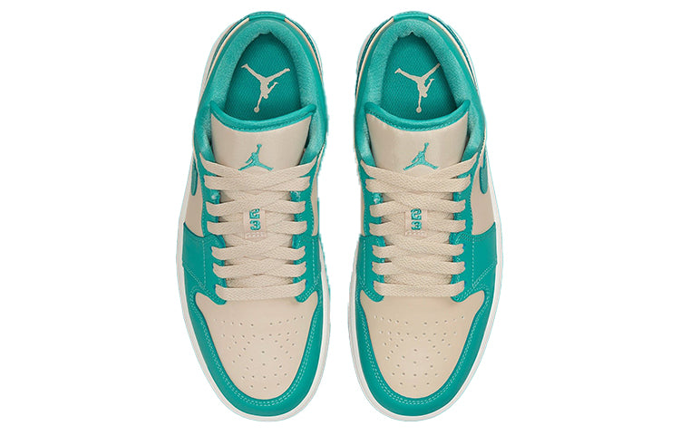 (WMNS) Air Jordan 1 Low \'Tropical Teal Sandy Beige\'  DC0774-131 Epochal Sneaker