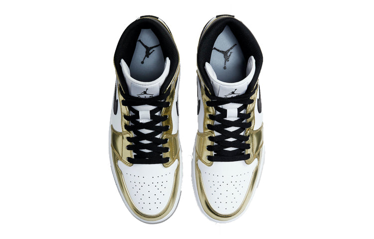 Air Jordan 1 Mid SE \'Metallic Gold\'  DC1419-700 Vintage Sportswear