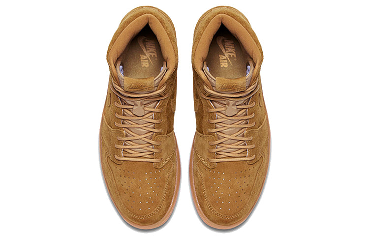 Air Jordan 1 Retro High OG \'Wheat\'  555088-710 Signature Shoe