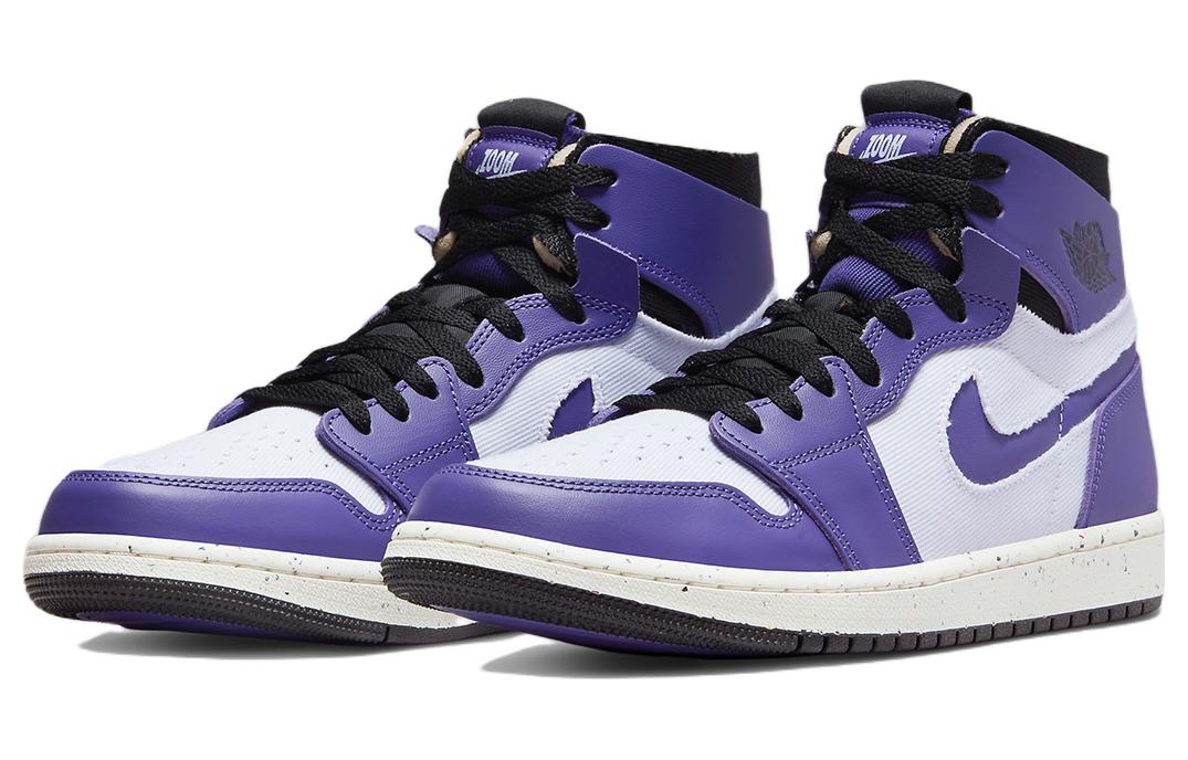 Air Jordan 1 High Zoom Comfort \'Crater Purple\'  CT0978-501 Epochal Sneaker