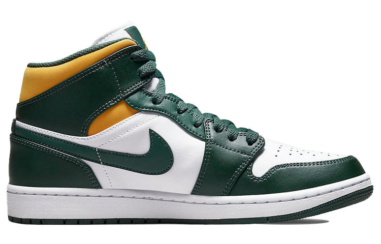 Air Jordan 1 Mid \'Sonics 2021\'  554724-371 Epochal Sneaker