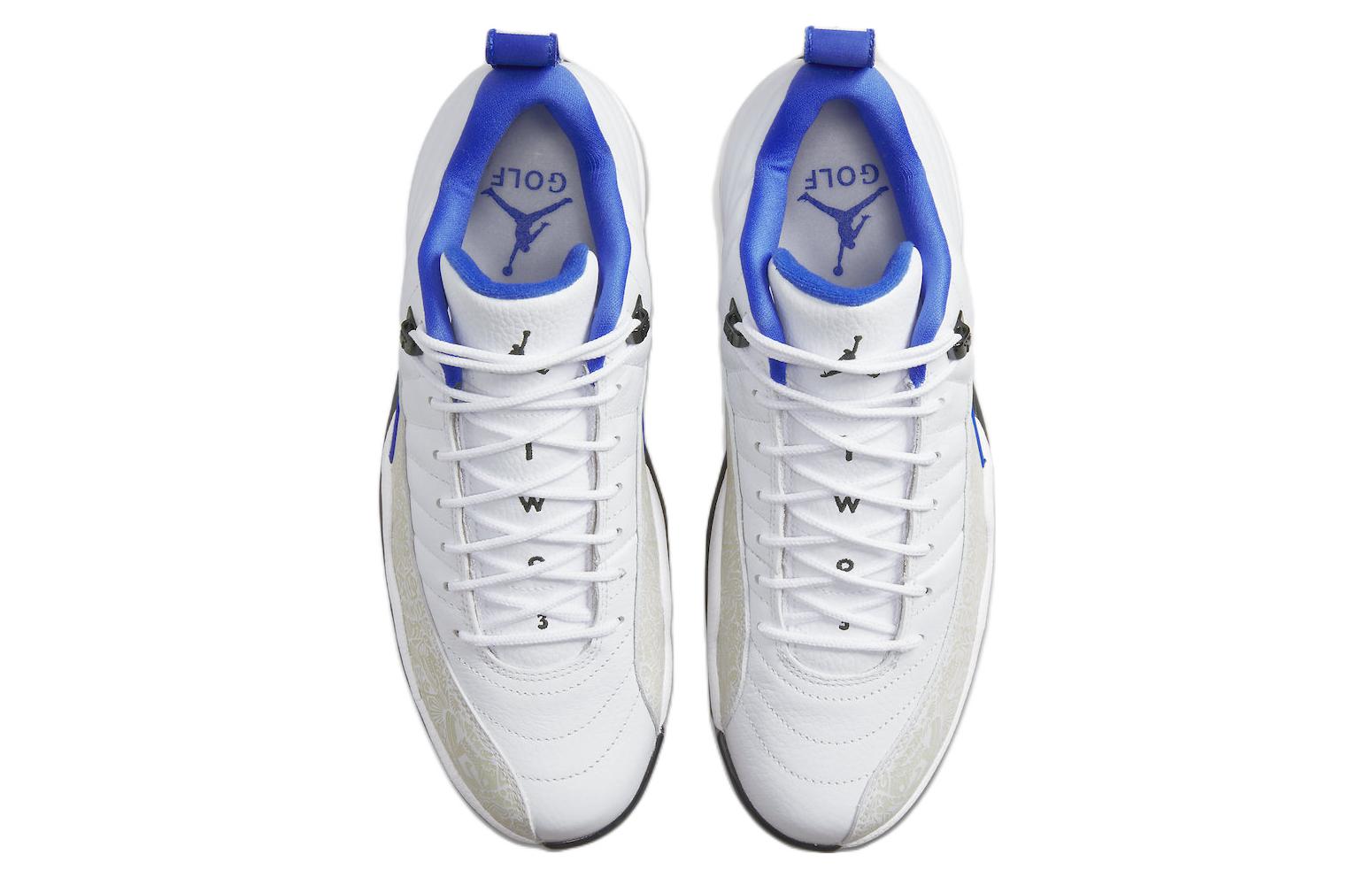 Air Jordan 12 Low Golf \'White Game Royal\'  DM9015-105 Vintage Sportswear