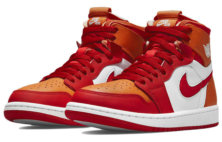 (WMNS) Air Jordan 1 Zoom Air Comfort \'Fire Red Hot Curry\'  CT0979-603 Epoch-Defining Shoes