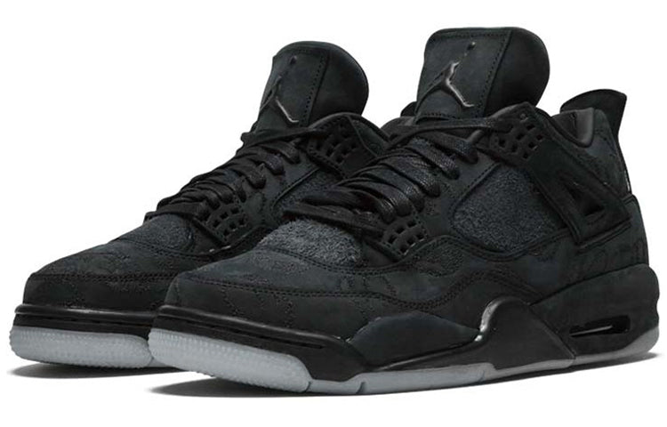 KAWS x Air Jordan 4 Retro \'Black\'  930155-001 Epoch-Defining Shoes