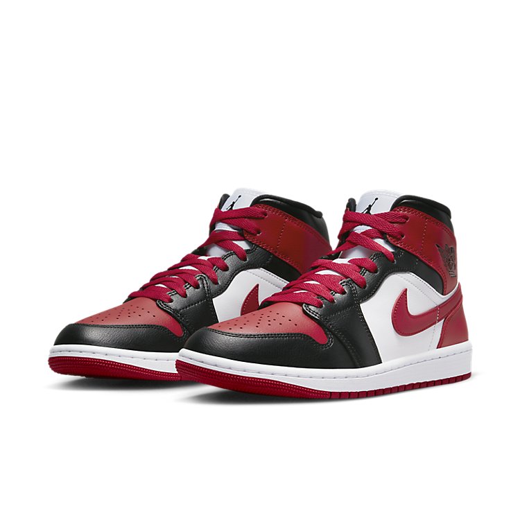 (WMNS) Air Jordan 1 Mid \'Alternate Bred Toe\'  BQ6472-079 Antique Icons