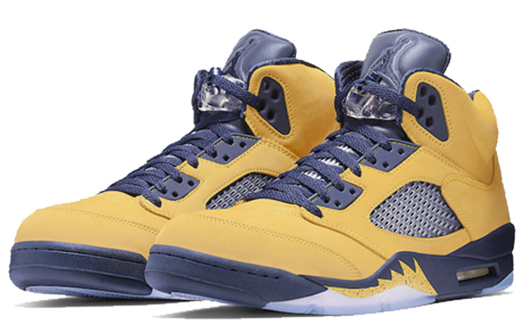 Air Jordan 5 Retro SP \'Michigan\'  CQ9541-704 Classic Sneakers