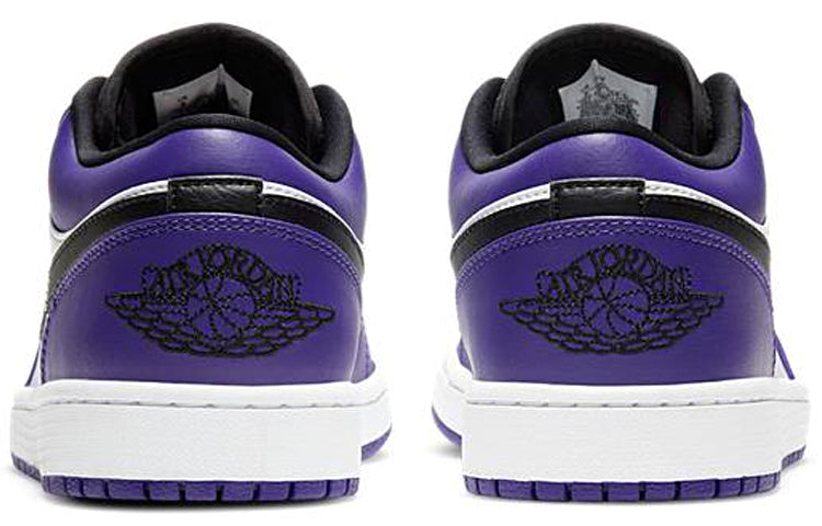 Air Jordan 1 Low \'Court Purple White\'  553558-500 Epoch-Defining Shoes