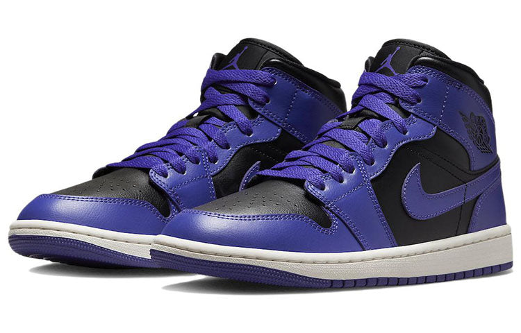 (WMNS) Air Jordan 1 Mid \'Dark Concord\'  BQ6472-051 Vintage Sportswear