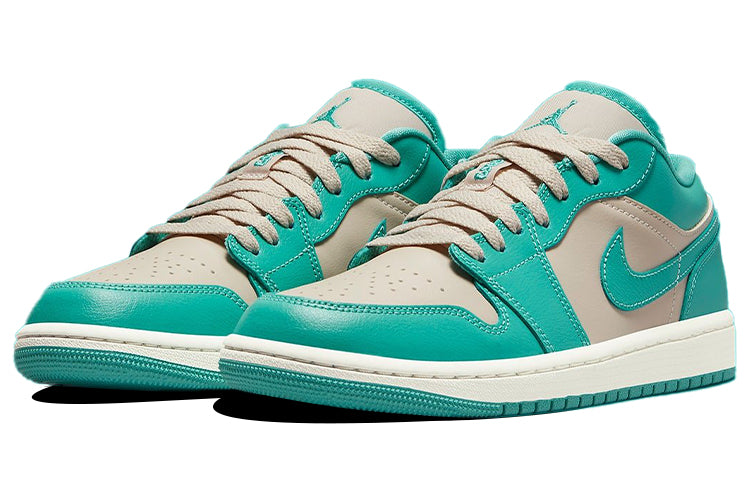 (WMNS) Air Jordan 1 Low \'Tropical Teal Sandy Beige\'  DC0774-131 Epochal Sneaker