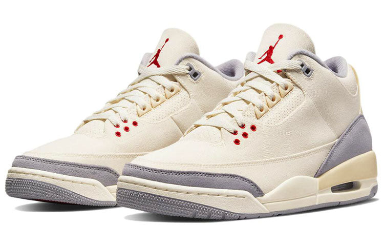 Air Jordan 3 Retro SE \'Muslin\'  DH7139-100 Classic Sneakers