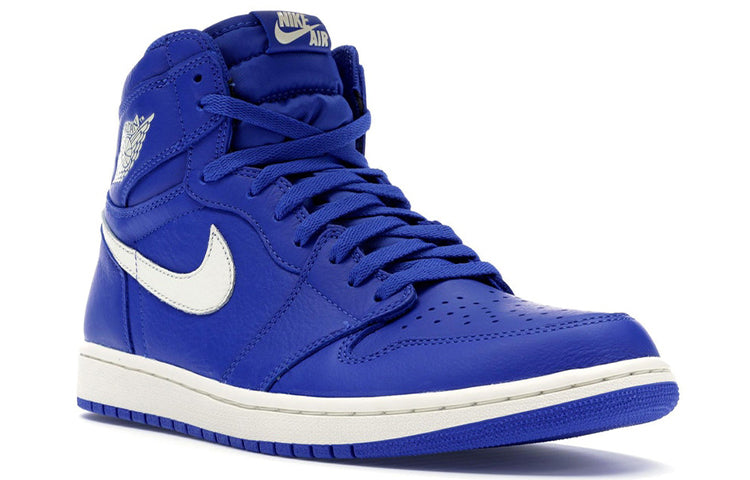 Air Jordan 1 Retro High OG \'Hyper Royal White\'  555088-401 Signature Shoe