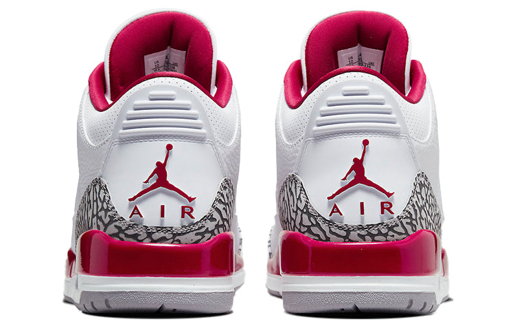 Air Jordan 3 Retro \'Cardinal Red\'  CT8532-126 Epoch-Defining Shoes