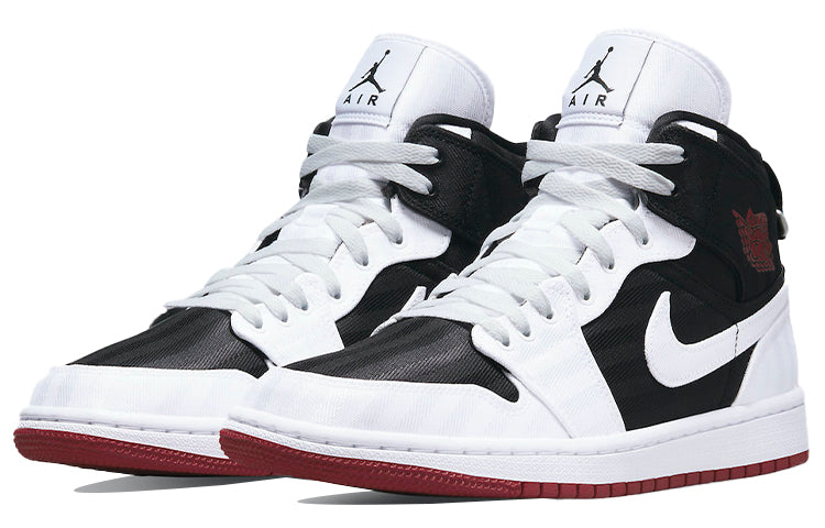 (WMNS) Air Jordan 1 Mid SE Utility \'White Black Gym Red\'  DD9338-016 Iconic Trainers