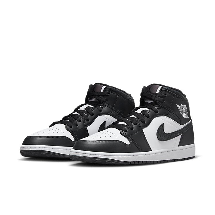 Air Jordan 1 Mid SE \'Panda Elephant\'  FB9911-001 Classic Sneakers