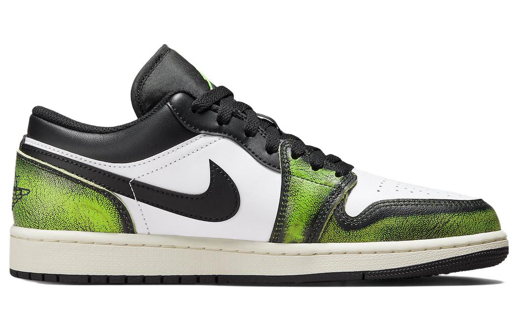 Air Jordan 1 Low SE \'Wear-Away - Electric Green\'  DN3705-003 Classic Sneakers