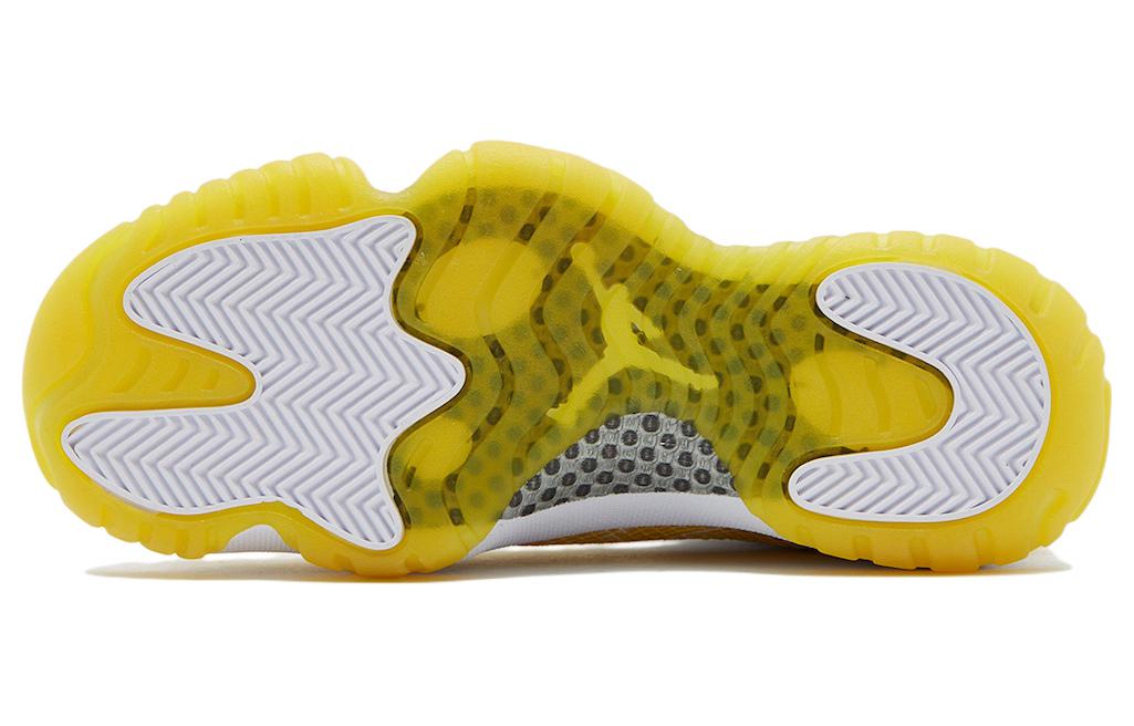 (WMNS) Air Jordan 11 Retro Low \'Yellow Snakeskin\'  AH7860-107 Classic Sneakers