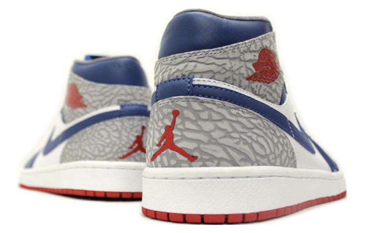 Air Jordan 1 Mid \'True Blue\'  554724-107 Epoch-Defining Shoes