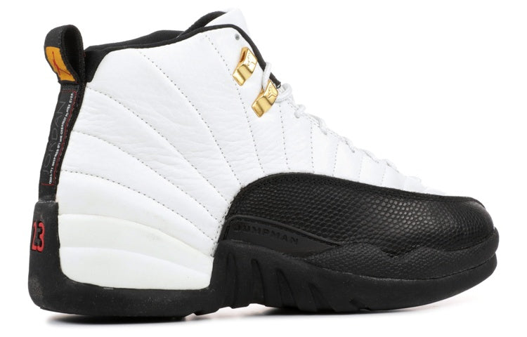 Air Jordan 12 OG \'Taxi\' 1996  130690-101 Signature Shoe