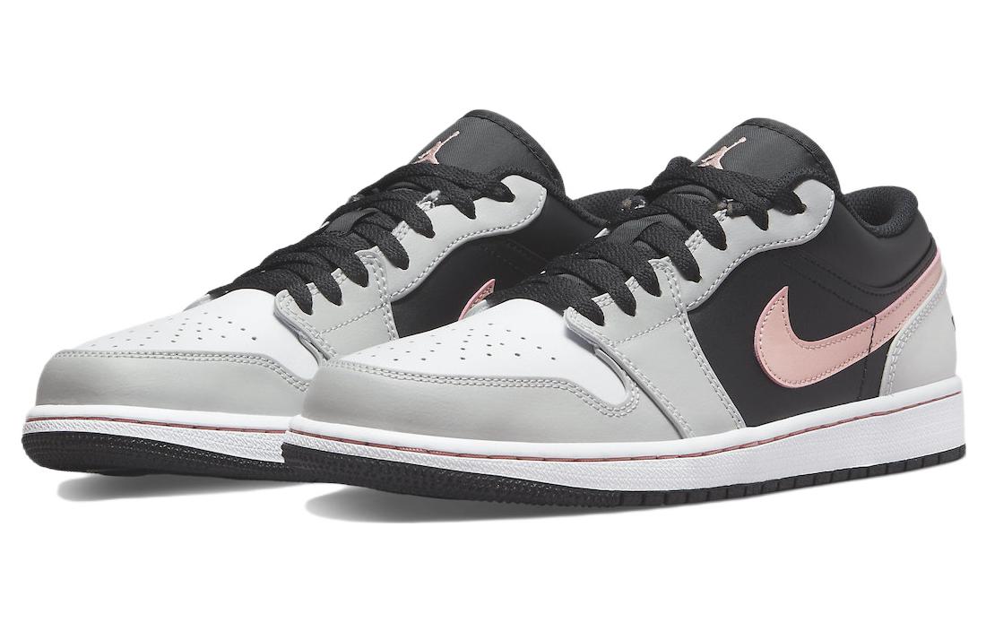 Air Jordan 1 Low \'Grey Fog Bleached Coral\'  553558-062 Cultural Kicks