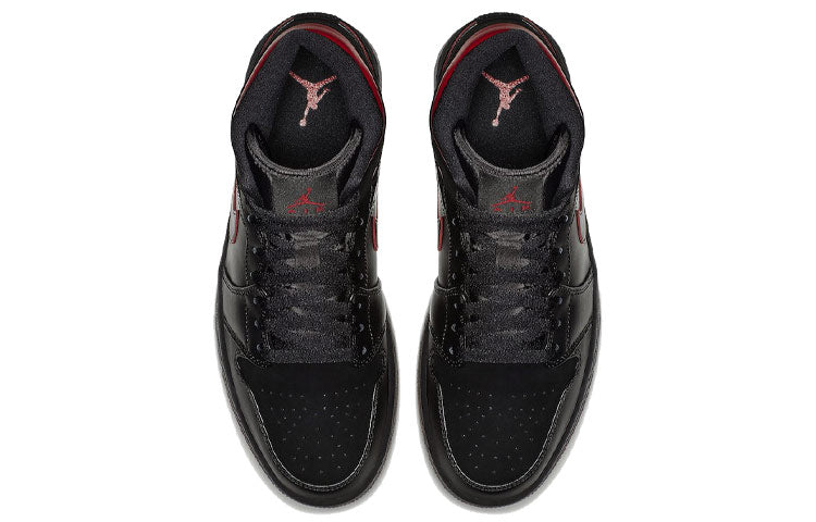 Air Jordan 1 Retro Mid \'Last Shot\'  554724-076 Signature Shoe