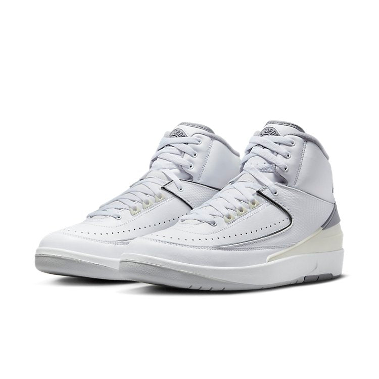 Air Jordan 2 Retro \'Cement Grey\'  DR8884-100 Signature Shoe