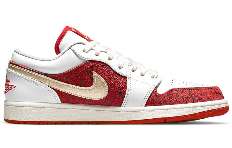 Air Jordan 1 Low SE \'Spades\'  DJ5185-100 Signature Shoe