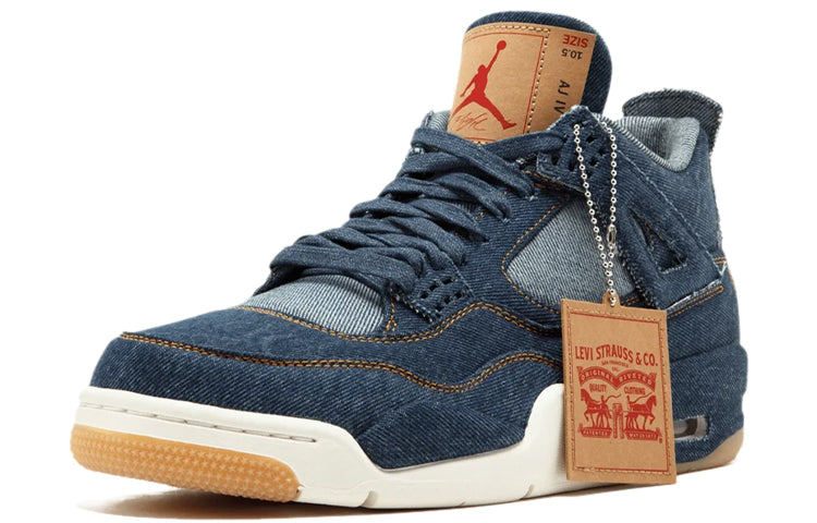 Levi\'s x Air Jordan 4 Retro \'Denim\'  AO2571-401 Epochal Sneaker