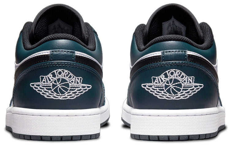 Air Jordan 1 Low \'Dark Teal\'  553558-411 Vintage Sportswear