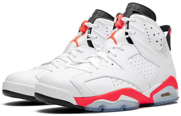 Air Jordan 6 Retro \'White Infrared\' 2014  384664-123 Iconic Trainers