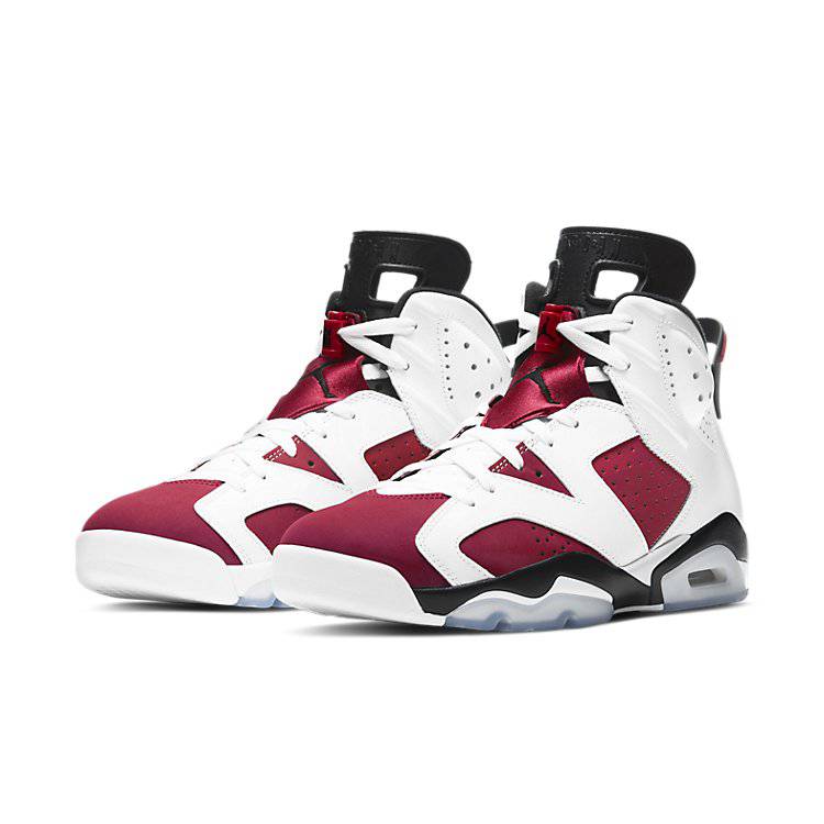 Air Jordan 6 Retro OG \'Carmine\' 2021  CT8529-106 Signature Shoe